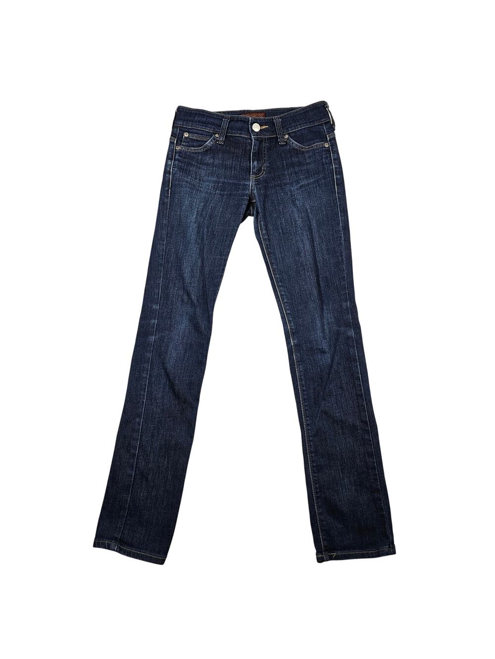 Vienus Jeans Size 27 Something Edwin Womens Straight Leg Western Scroll Pocket